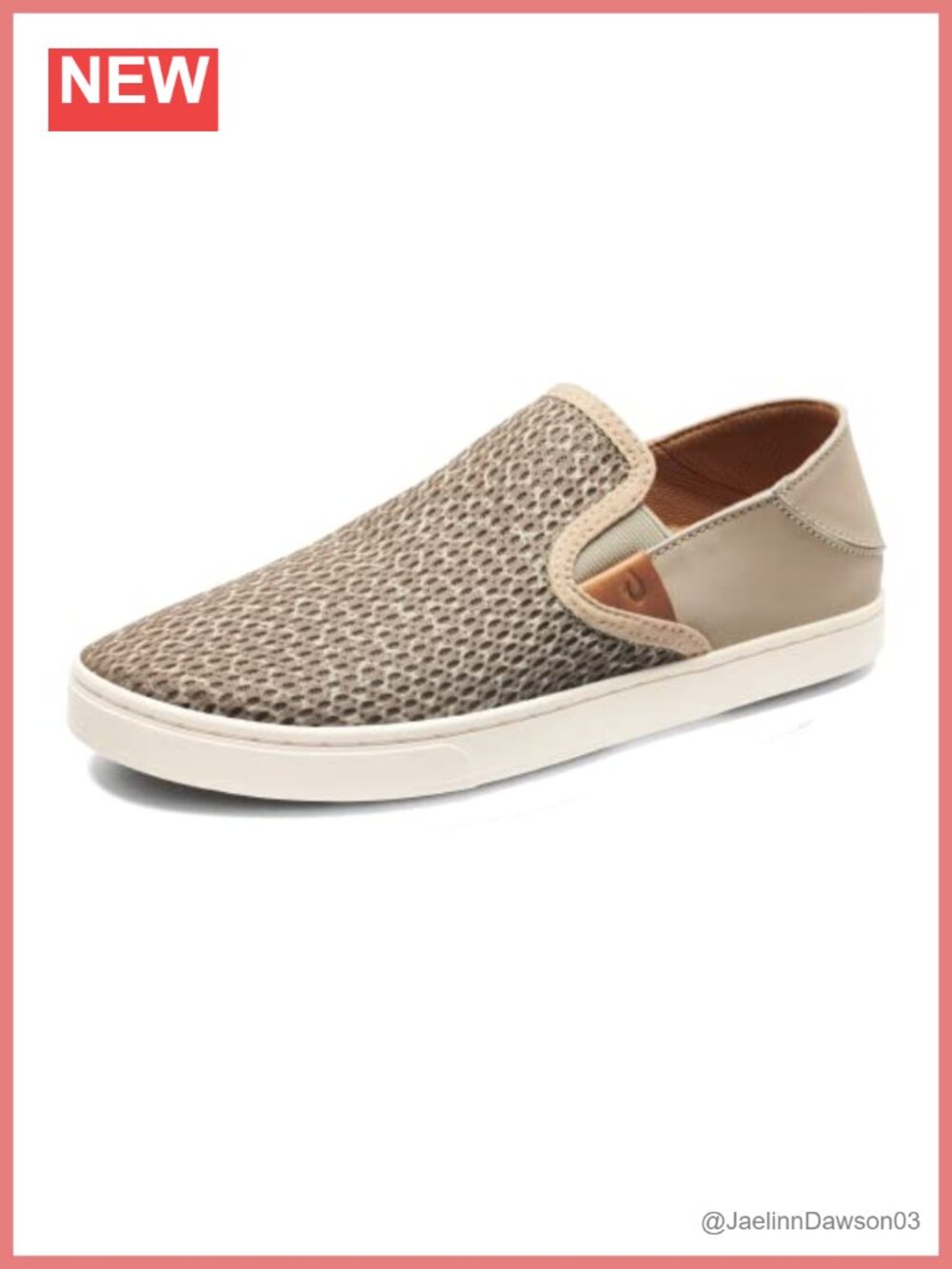 Lightweight Slip-On Sneakers with Drop-In Heel, Breathable Mesh